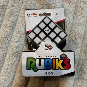 Official Rubik's cube Puzzle - White/Black
